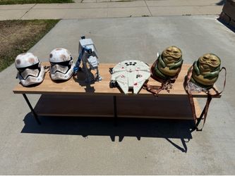 Lot of 6 Disney Star Wars popcorn buckets