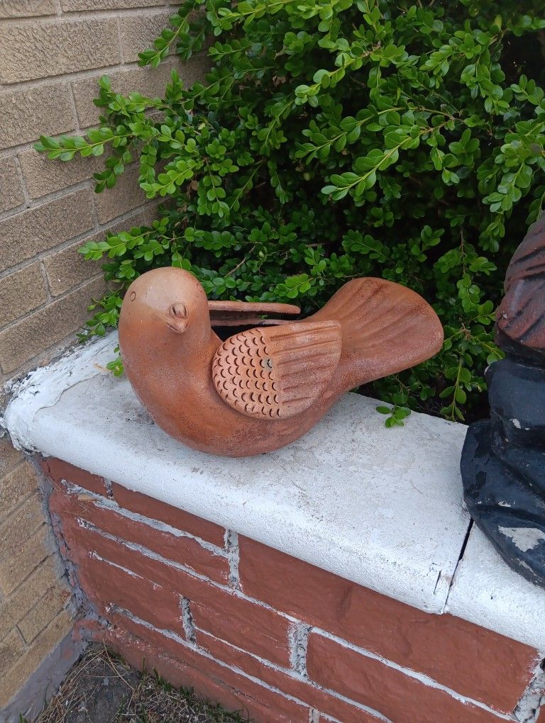 10" Terracotta Planter Pot Figurine Yard Decor 