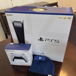 Sony PlayStation 5 Disc Edition (New Unopened) Gaming Console