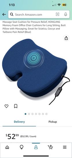 Massage Seat Cushion for Pressure Relief, HONGJING Memory Foam