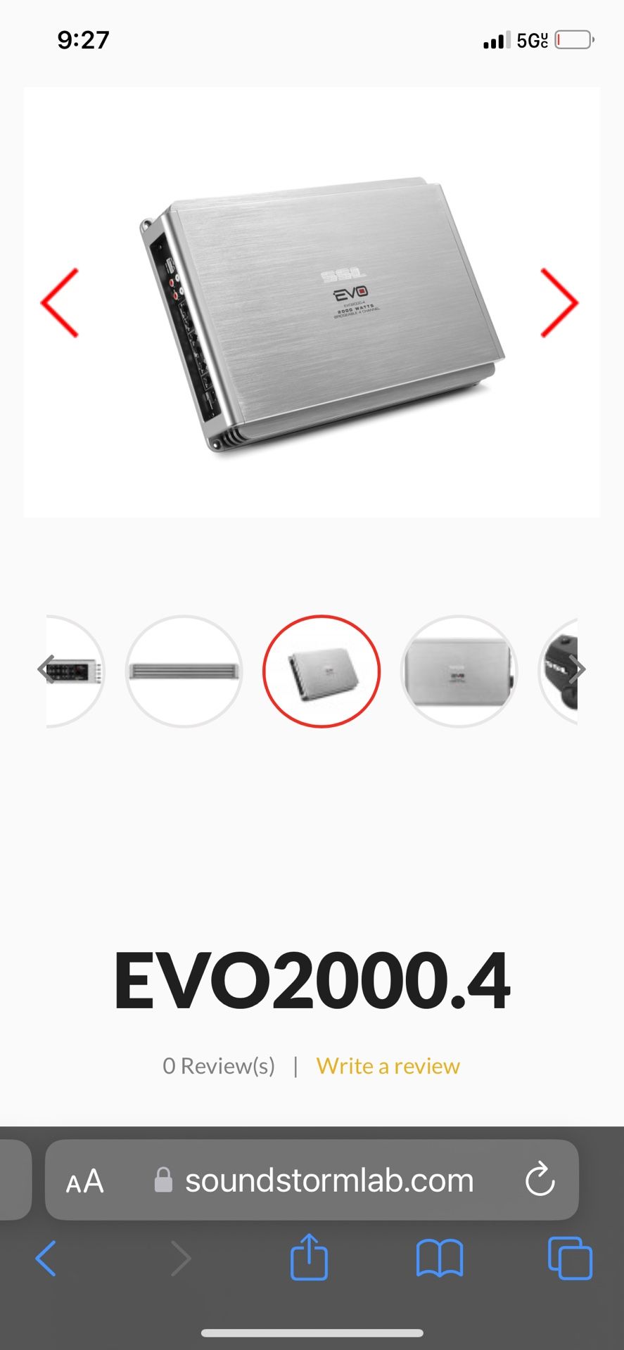 2000 Watt EVO 4 Channels
