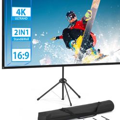 excelimage Portable Projector Screen and Stand