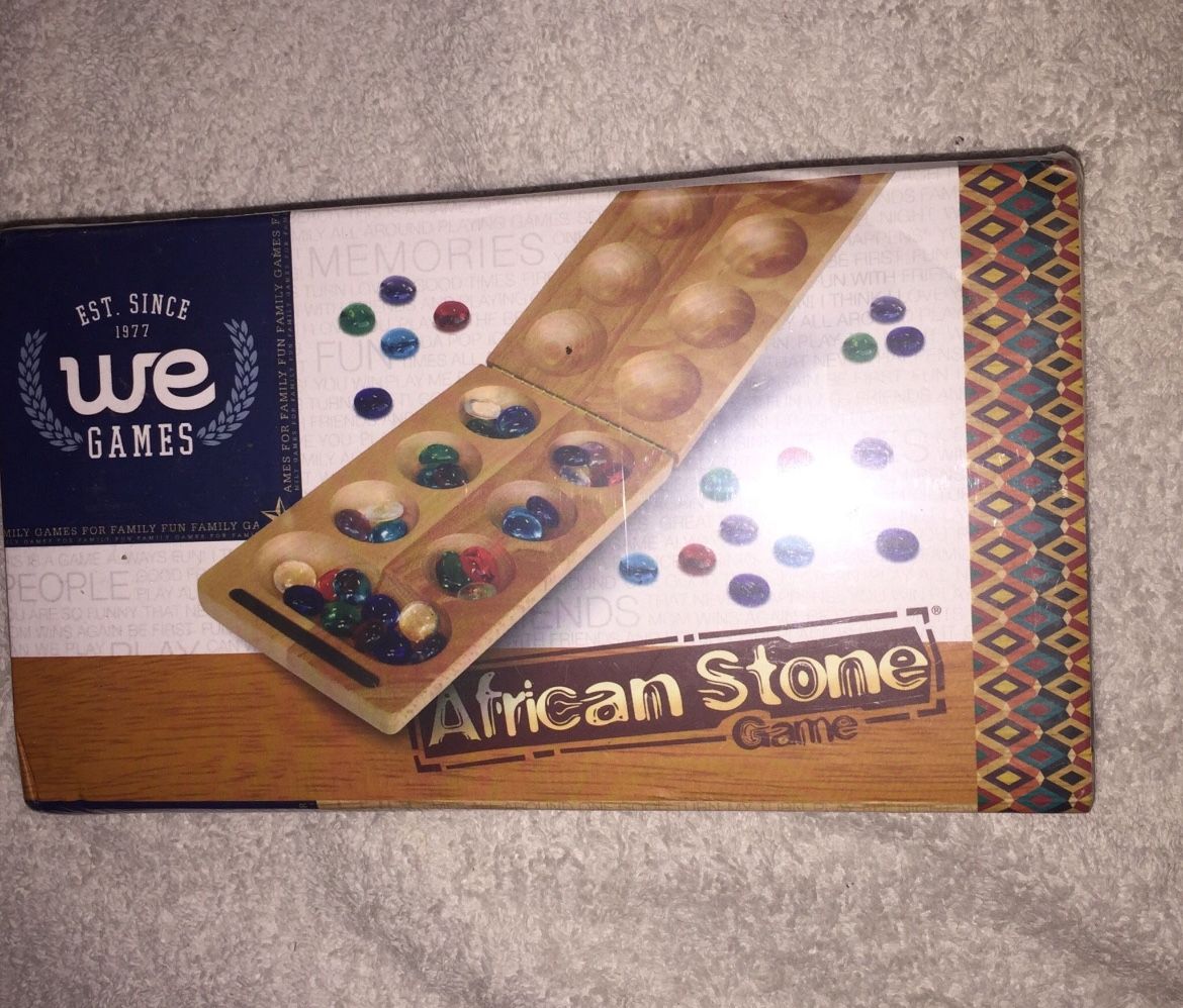 Mancala African Stone Strategic Game New 