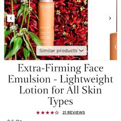 Clarins-Extra-Firming Face Emulsion - Lightweight Lotion for All Skin Types