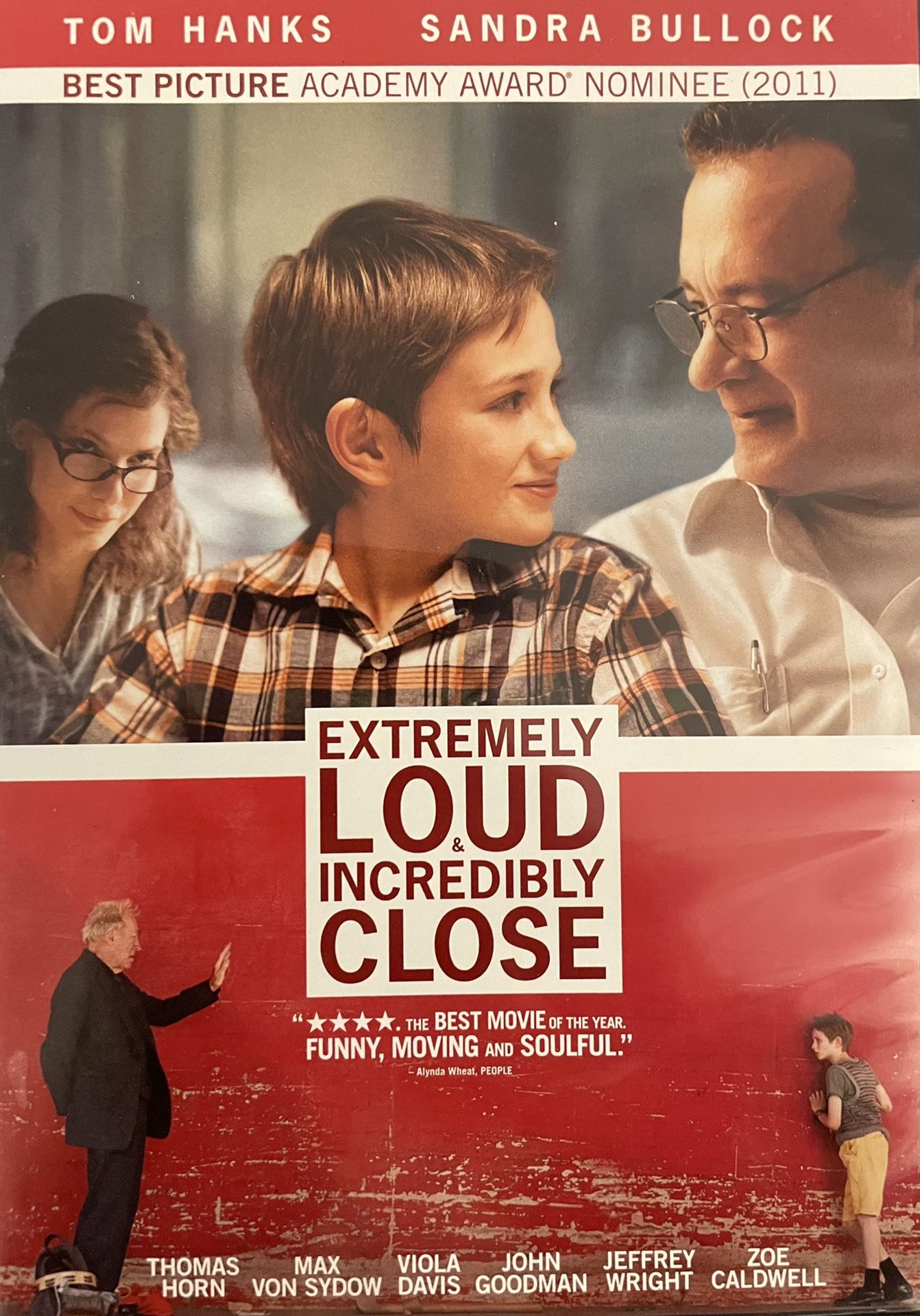 Extremely LOUD & Incredibly CLOSE (DVD + Digital-2011) Tom Hanks +Sandra Bullock