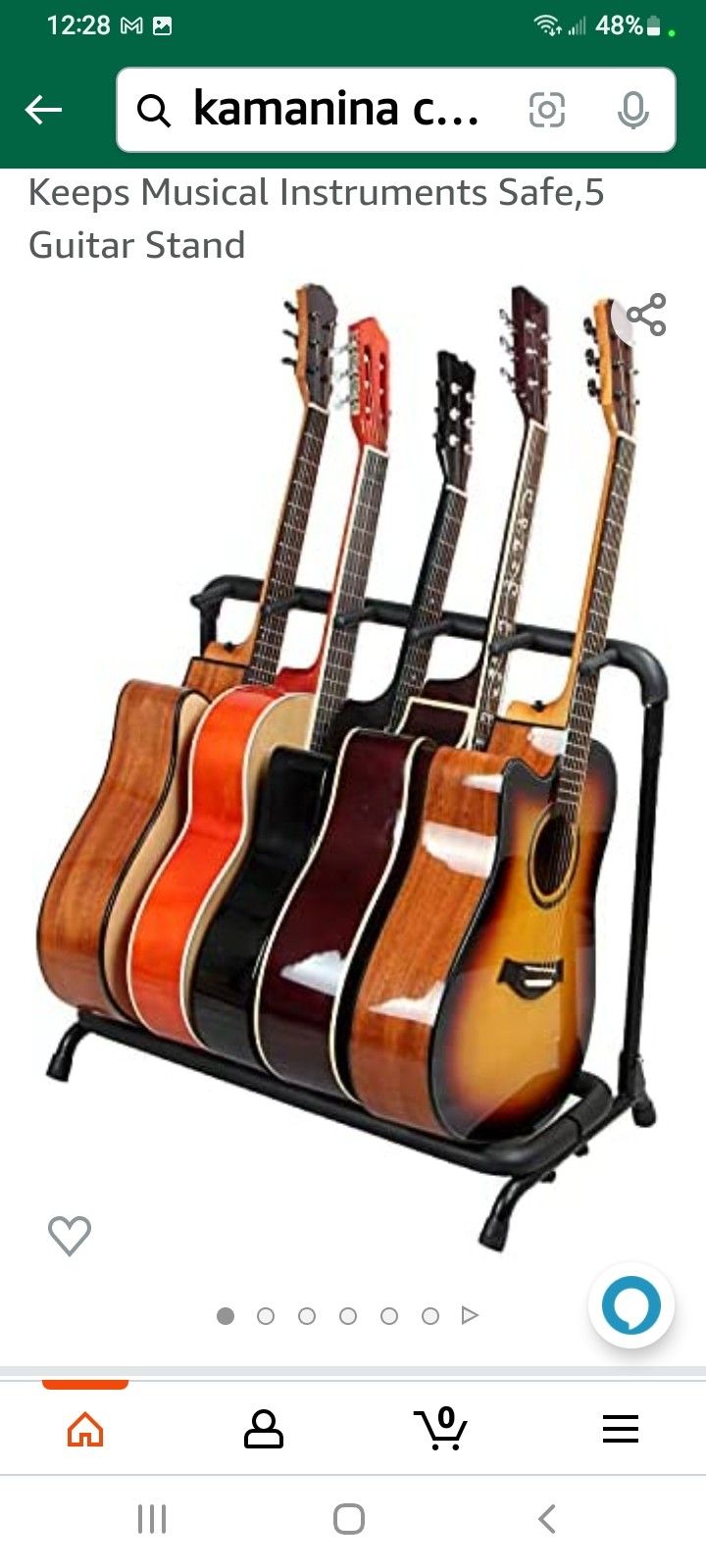 Multi Guitar Display Rack  Holds Up To 5 New In Box