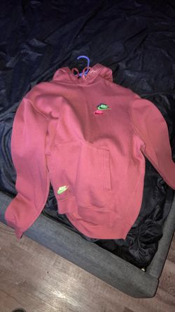 Red Nike Hoodie Size Small