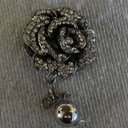 Rose CZ Pendant Charm 