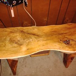 Homemade Oak Bench/ Table 