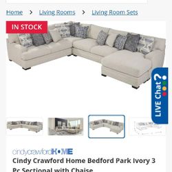 3pc Sectional with Chaise