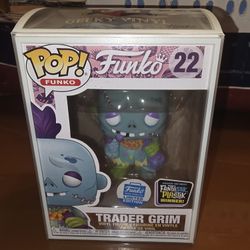 Funko Pop! Vinyl: Fantastik Plastik - Trader Grim - Funko Limited W Protector New In Box