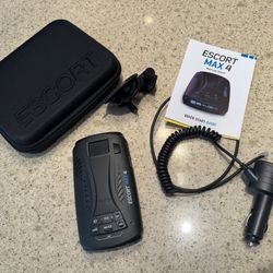 Escort - MAX 4 Radar and Laser Detector, works with Apple CarPlay/Android Auto - Black