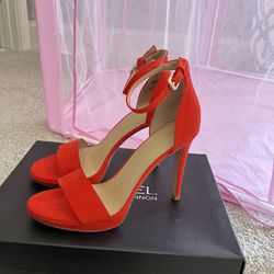 New Red Heels Sandals Size 7 Women’s 
