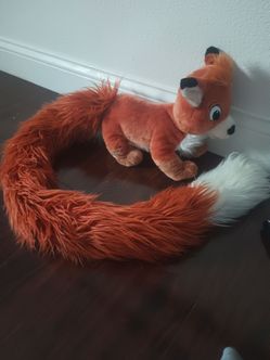 Disney The Fox & The Hound long tail Tod plush