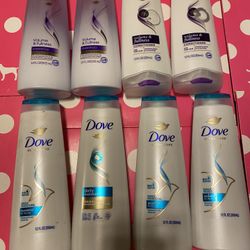 DOVE SHAMPOO AND CONDITIONER BUNDLE.