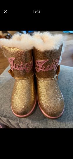 Juicy couture kids boots size 4