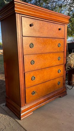 Gorgeous cherry Burlington tall dresser