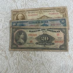 Old Mexican Bills 