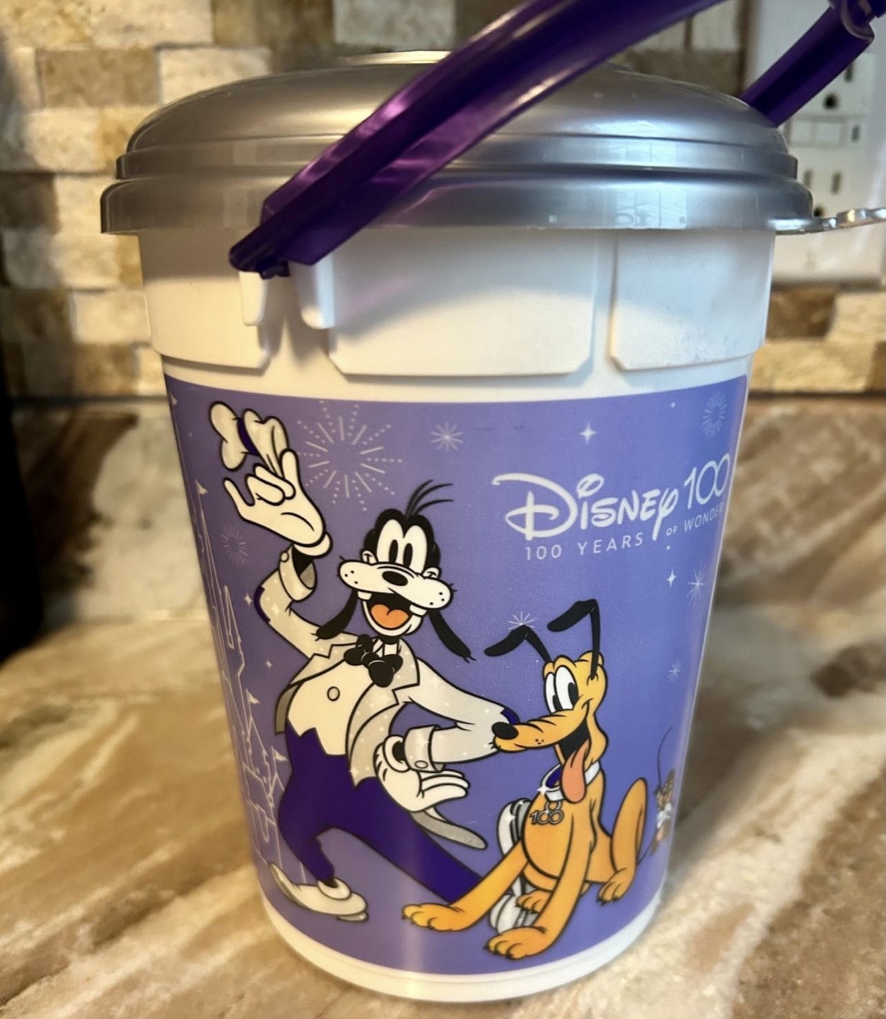 Disney World Disney 100 Years Of Wonder Anniversary Disney Parks Popcorn Bucket