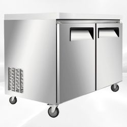 NSF 36 Ins Undercounter 2 Solid Doors refrigerator AUR-0976