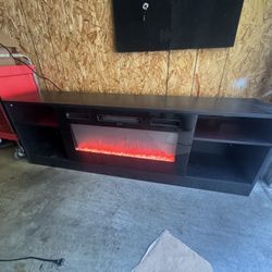 TV Stand / “fireplace” Space Heater 