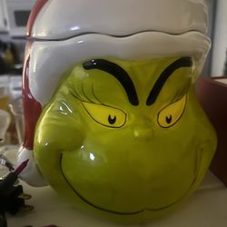 Grinch Cookie Jar 