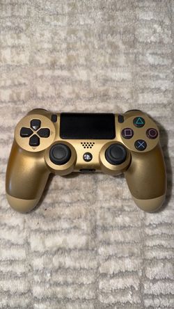 Gold PS4 controller