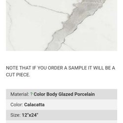 12x 24" porcelain tile pallets 4 diferente colors  from .60 to .80 cents per sq ft