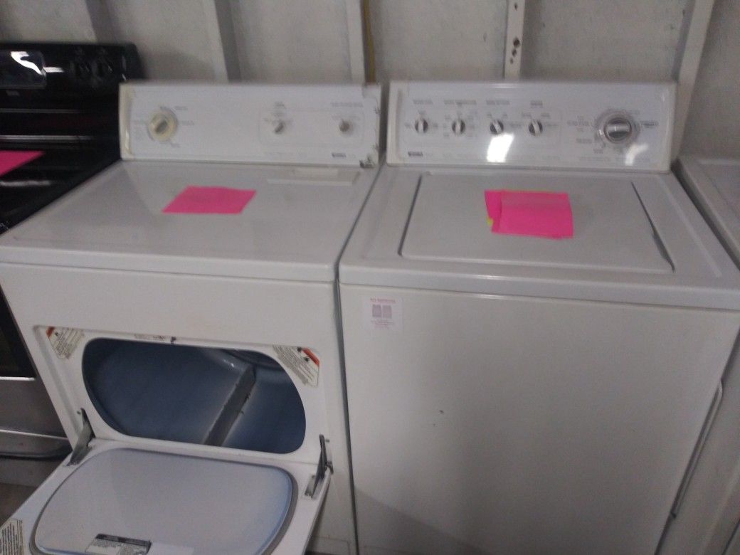 Kenmore set dryer and washer machine