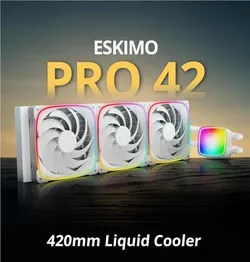 Geometric Future Eskimo Pro 420mm AIO CPU Liquid Water Cooler RGB PWM