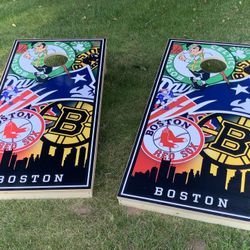 Boston Teams Corn hole Game