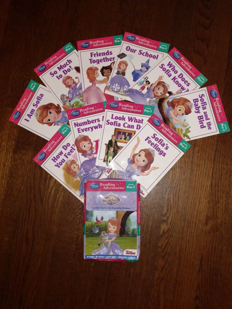 Disney's Sofia the First pre-1 readers box set