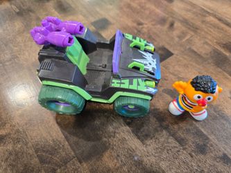 Incredible Hulk Jeep & Ernie