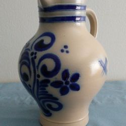 Merkelbach Salt Glazed Pottery Pitcher