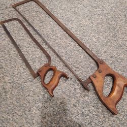 VINTAGE. BUTCHER SHOP. SAWS SOLD AS A PAIR.   80 DOLLARS