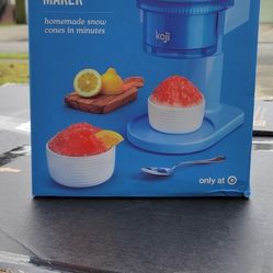 Snow Cone Maker