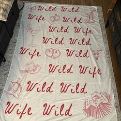 Wild Wife Western Bachelorette Backdrop