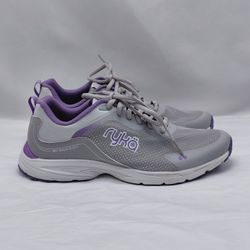 Ryka Women's SKY WALK RUSH Walking Shoes Size 9M Gray Casual Athletic Sneakers