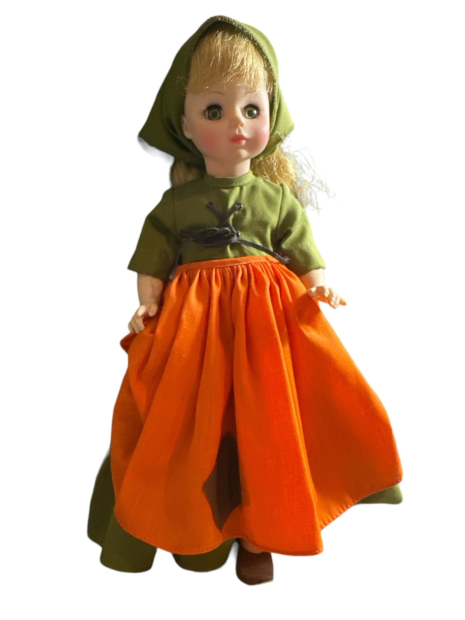 Madame Alexander Poor Cinderella Doll #1510  Introducing the stunning Madame Alexander Poor Cinderella Doll, a 13-inch play doll that belongs in every