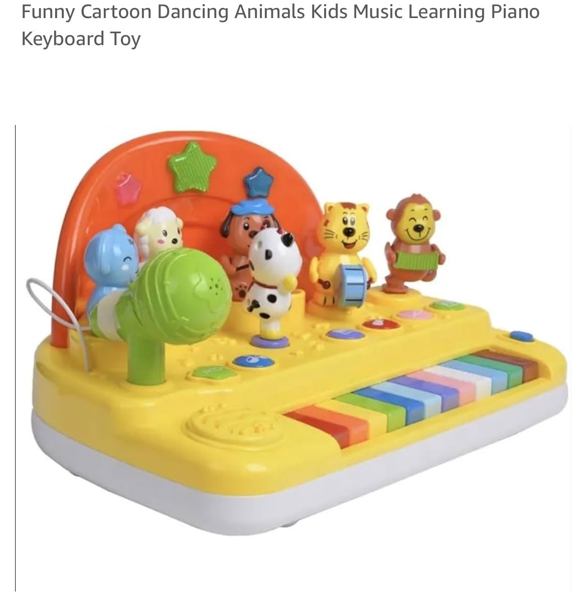 NEW Yello-Bello Kids Music Learning Piano Keyboard Toy