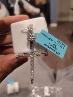 Nail Cross Pendant 