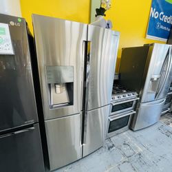 Washer And Fryer Refrigerator Stove