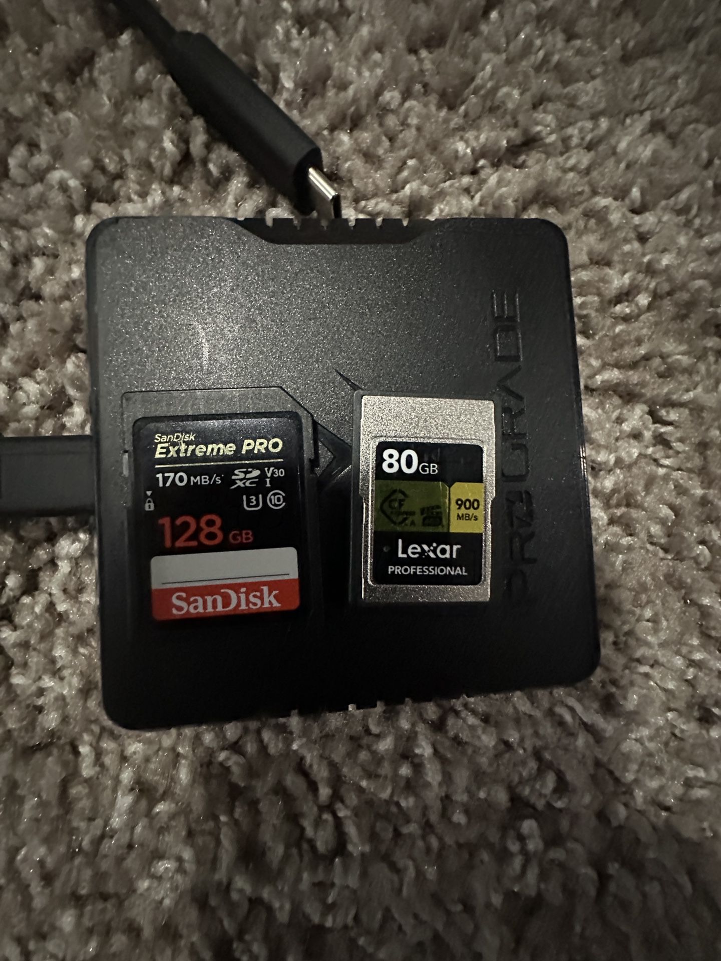 CF Express Type A (Sony) 80gb Card and Reader