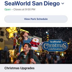 One San Diego Sea World Ticket $15