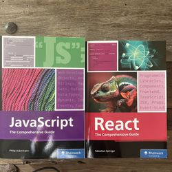React And JavaScript Books, IT, Web Dev, Web Design