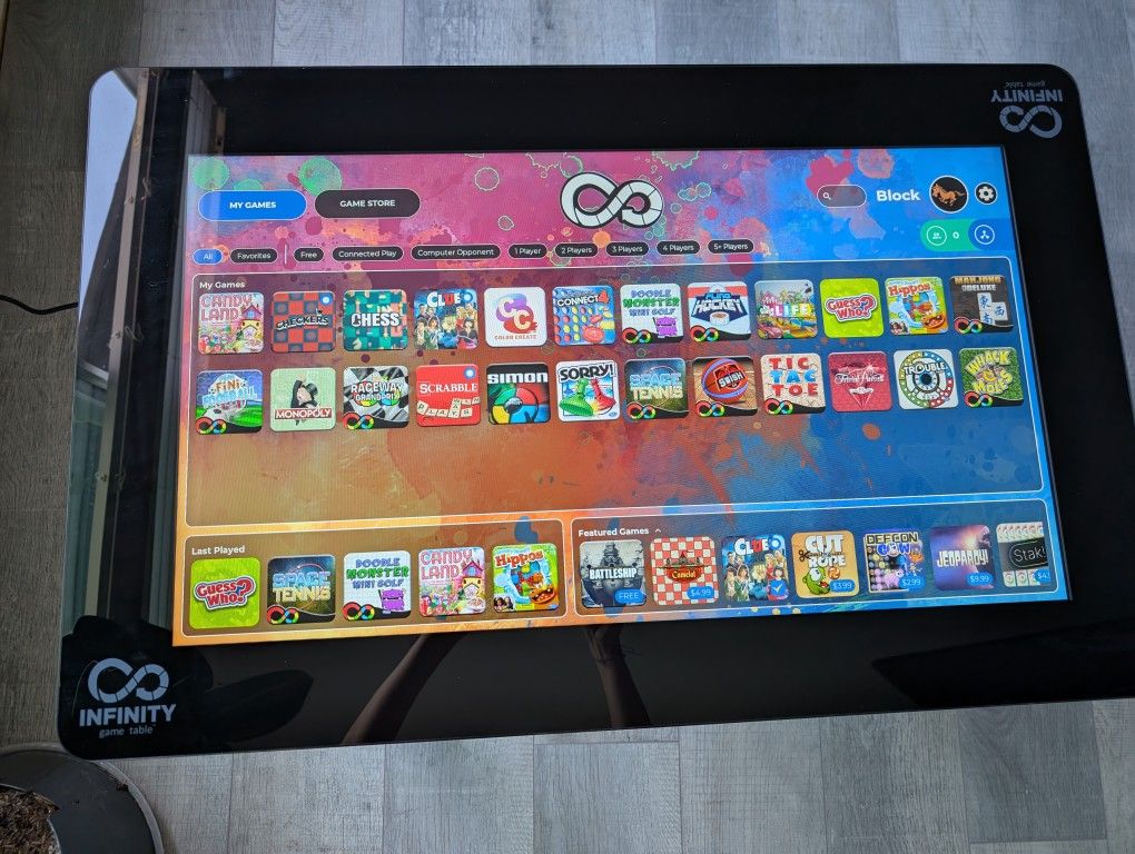 Infinity Game Table