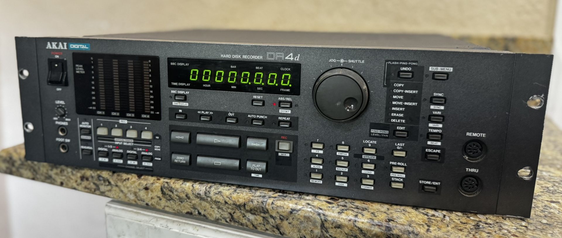 AKAI DR4D PROFESSIONAL 4-TRACK DIGITAL HDD RECORDER