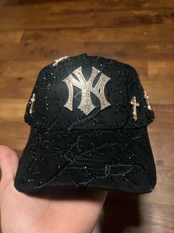 NY Yankees Rhinestone Embellished Baseball Cap