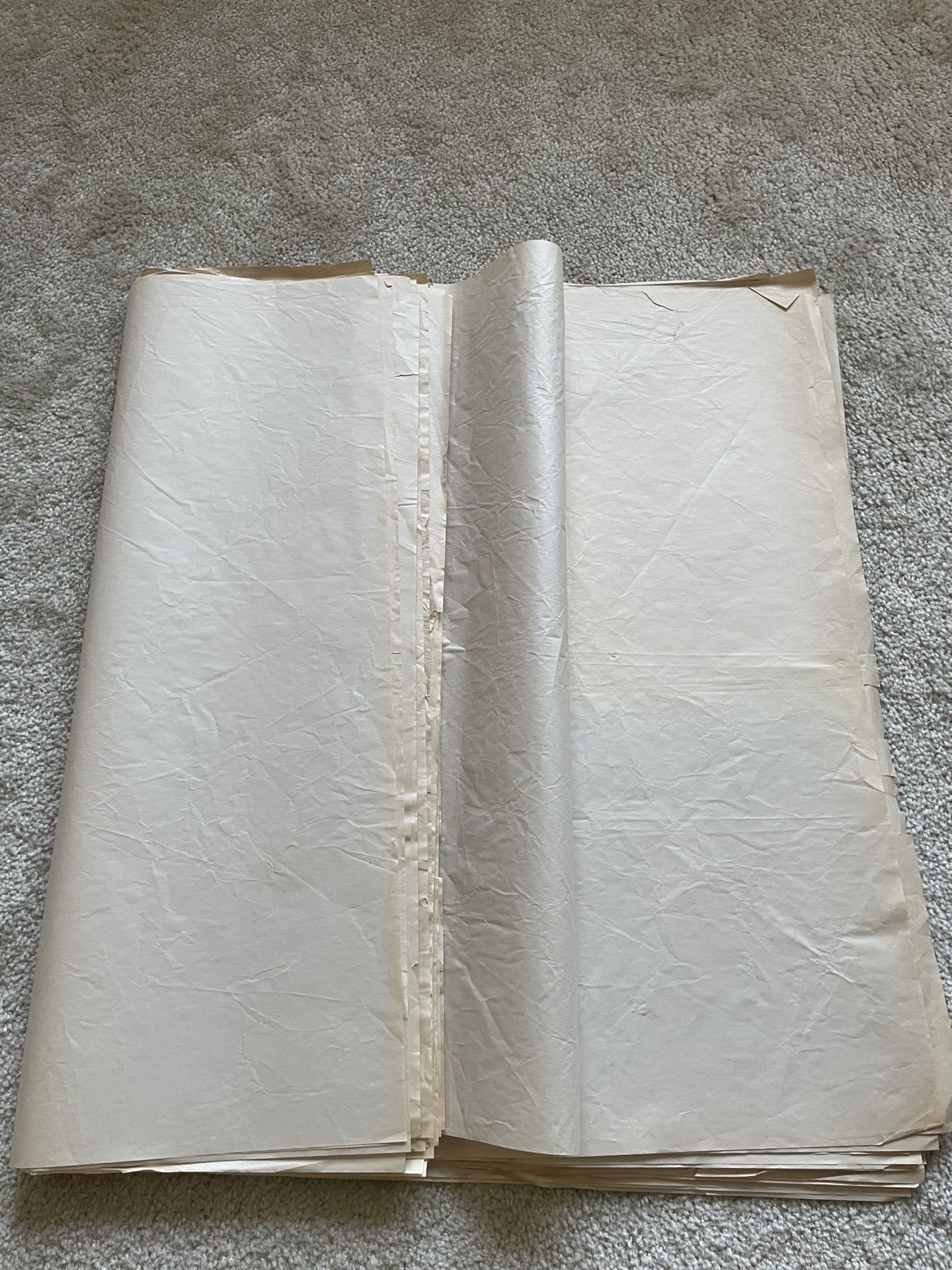 Lot of big Packing Paper Sheets - 33"x 27" ~ 30 sheets - 2-3 lbs