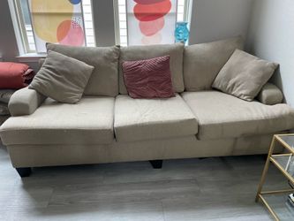 Love seat and couch